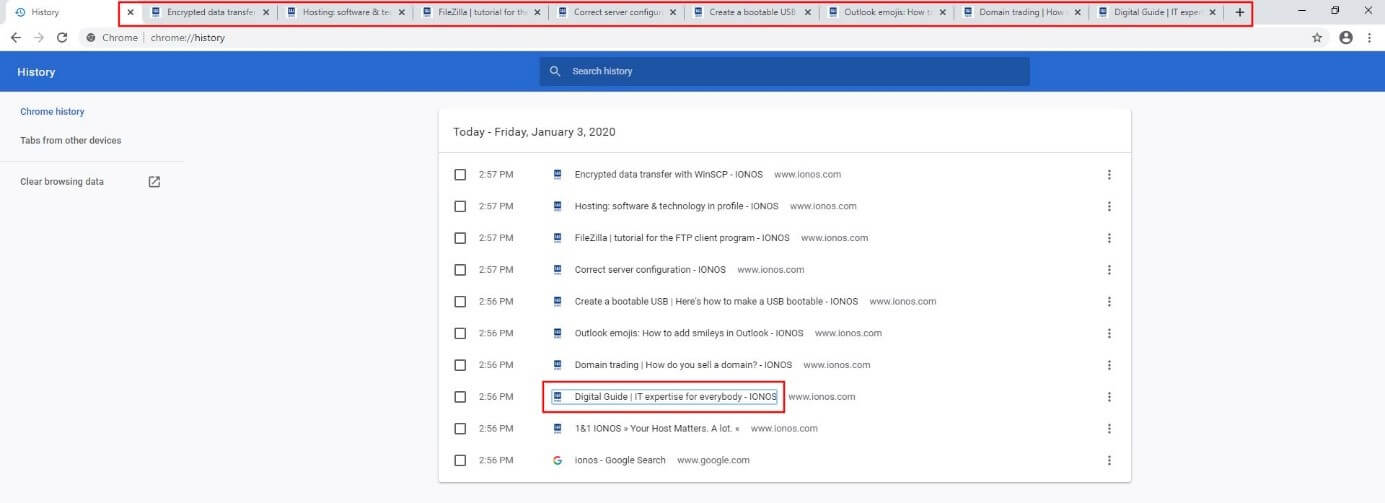 Как восстановить закрытые вкладки в Google Chrome: проверенный способ